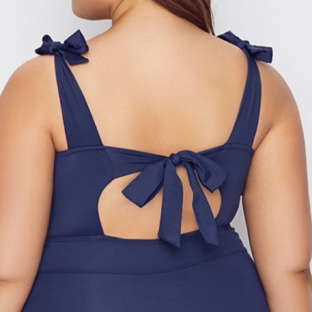Becca Navy Color Code One Piece Swimsuit - Picture 5 of 10